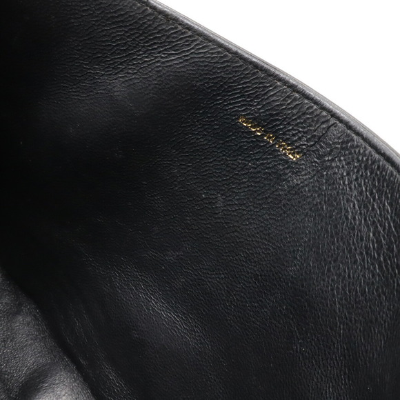 Chanel Matelasse Chain Shoulder Bag Leather Black - Picture 6 of 8